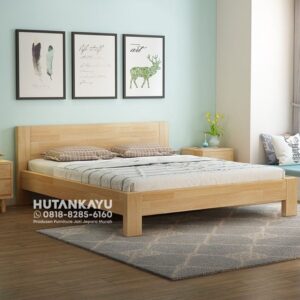 Tempat Tidur Dipan Ranjang Sama Kayu Jati