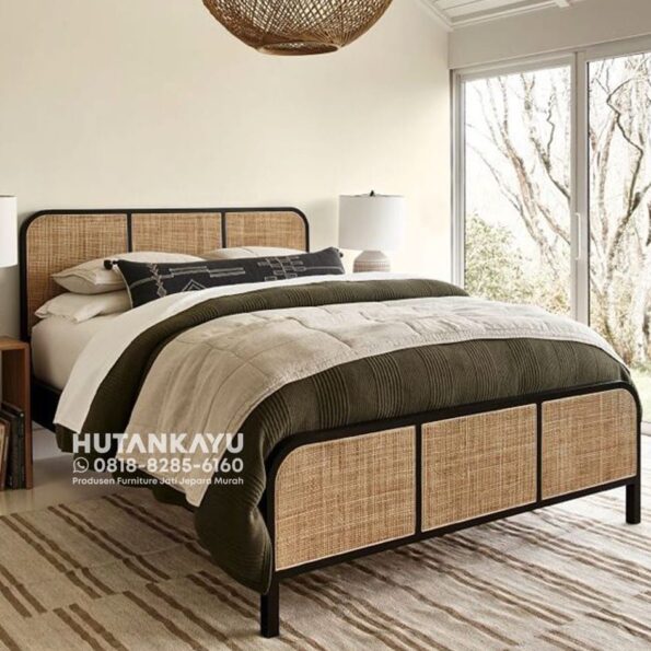Tempat Tidur Dipan Ranjang Tika Kayu Jati