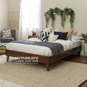Tempat Tidur Dipan Ranjang Wimo Kayu Jati