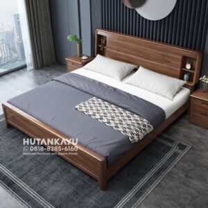 Tempat Tidur Dipan Ranjang Zaina Kayu Jati