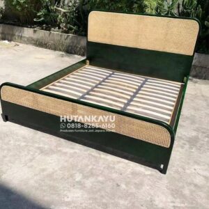 Tempat Tidur Dipan Ranjang Zeka Kayu Jati