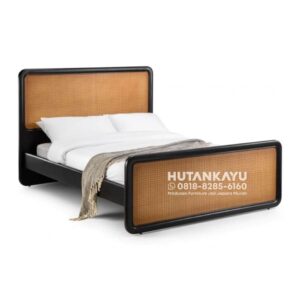 Tempat Tidur Dipan Ranjang Zika Kayu Jati