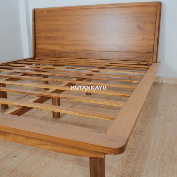 Tempat Tidur Dipan Rika Kayu Jati Ranjang Minimalis - Image 4
