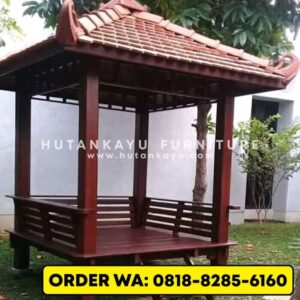 Gazebo Kayu Kelapa 2×2 Meter (4)