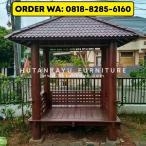 Gazebo Kayu Kelapa Glugu 2×2 Meter (5)