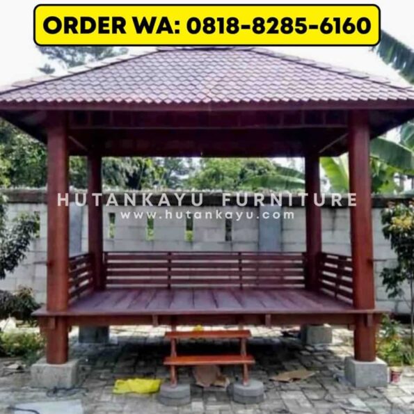 Gazebo Kayu Kelapa Glugu 2×3 Meter (2)