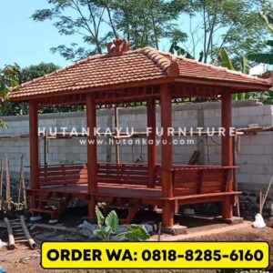 Gazebo Kayu Kelapa Glugu 2×4 Meter (2)