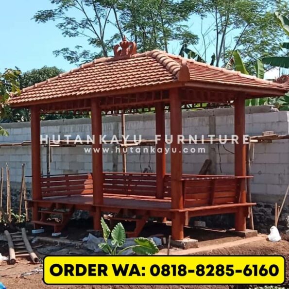 Gazebo Kayu Kelapa Glugu 2×4 Meter (2)