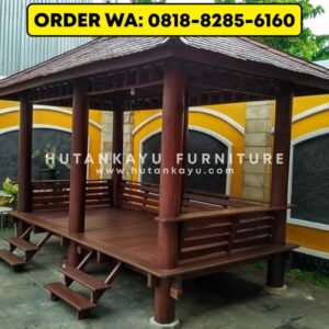 Gazebo Kayu Kelapa Glugu 2×4 Meter (3)