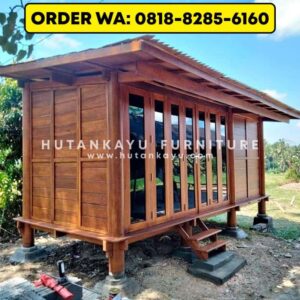 Gazebo Kayu Kelapa Glugu 2×6 Meter Model Tertutup (2)