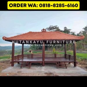 Gazebo Kayu Kelapa Glugu 3×6 Meter (3)