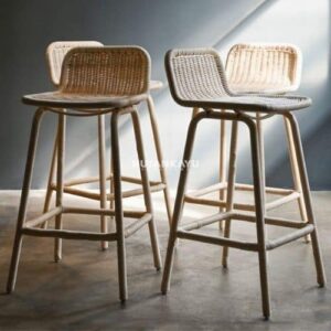 Kursi Bar Copper Cafe Bar Stool Chair