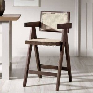 Kursi Bar Forge Rotan Cafe Bar Stool Chair