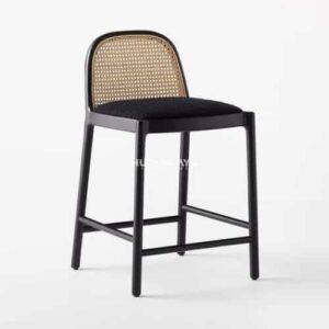 Kursi Bar Maduro Rotan Cafe Bar Stool Chair