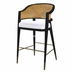 Kursi Bar Mahani Rotan Cafe Bar Stool Chair