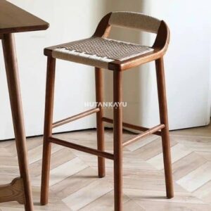 Kursi Bar Silver Cafe Bar Stool Chair