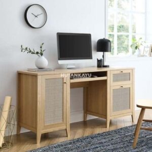 Meja Kerja Belajar NatureDesk Meja Kantor Minimalis