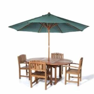 Meja Payung Taman Luxbrella Outdoor Lipat Cafe Jati