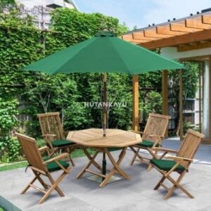 Meja Payung Taman Oasis Outdoor Lipat Cafe Jati