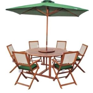 Meja Payung Taman Shade Outdoor Lipat Cafe Jati