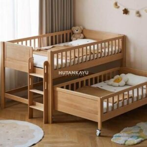 Tempat Tidur Tingkat Bahagia Dipan Tingkat Anak Ranjang Susun