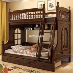 Tempat Tidur Tingkat Bear Dipan Tingkat Anak Ranjang Susun