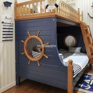 Tempat Tidur Tingkat Cloud Dipan Tingkat Anak Ranjang Susun
