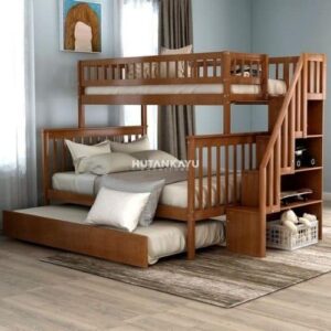 Tempat Tidur Tingkat Hop Dipan Tingkat Anak Ranjang Susun