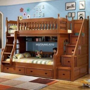 Tempat Tidur Tingkat Hug Dipan Tingkat Anak Ranjang Susun