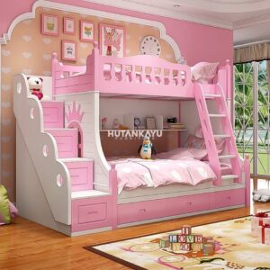 Tempat Tidur Tingkat Whitney Dipan Tingkat Anak Ranjang Susun