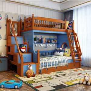 Tempat Tidur Tingkat Wilfred Dipan Tingkat Anak Ranjang Susun
