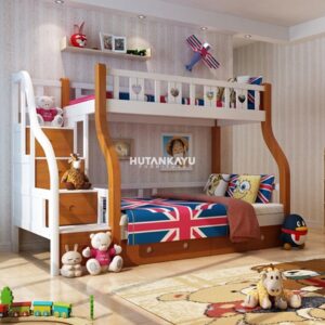 Tempat Tidur Tingkat Winfred Dipan Tingkat Anak Ranjang Susun