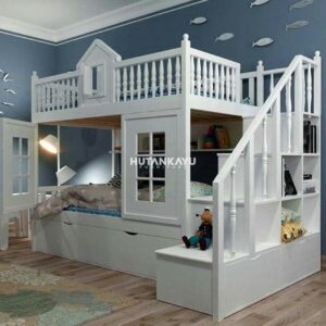 Tempat Tidur Tingkat Winn Dipan Tingkat Anak Ranjang Susun