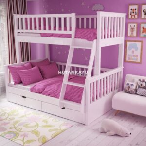 Tempat Tidur Tingkat Ziggy Dipan Tingkat Tingkat Anak Ranjang Susun