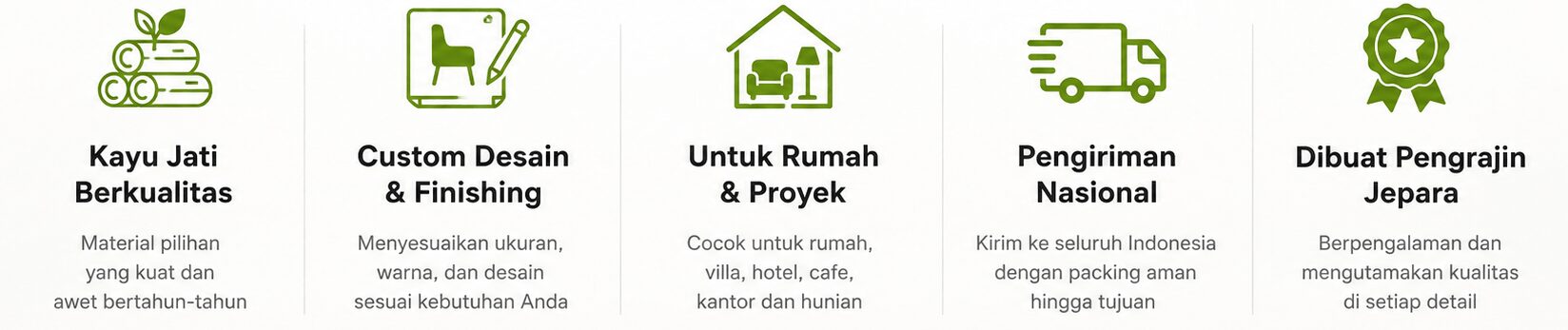 Banner Kelebihan Hutankayu Furniture