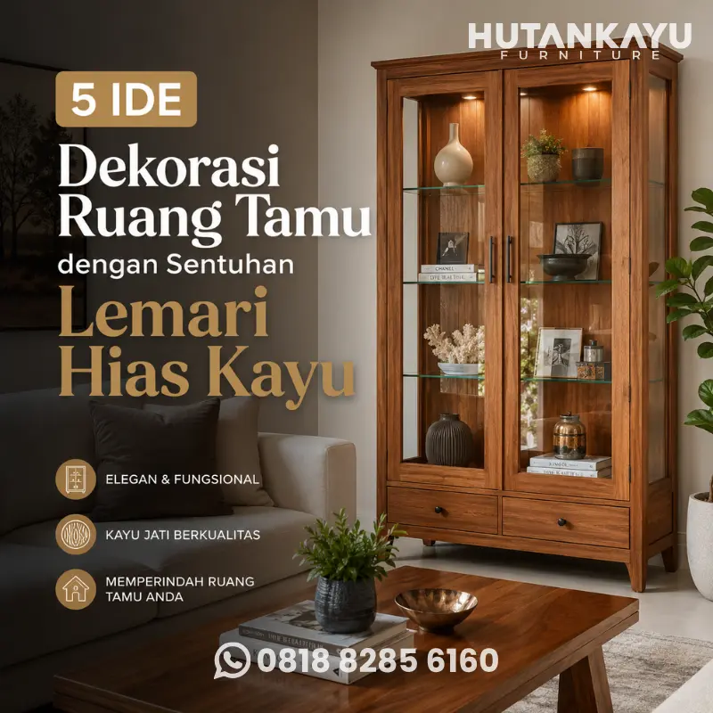 Lemari Hias Kayu