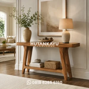 Meja Konsol Kayu