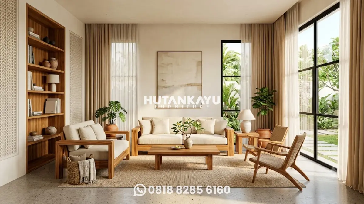 Perawatan rutin membuat furniture kayu tetap mengkilap dan tahan lama.