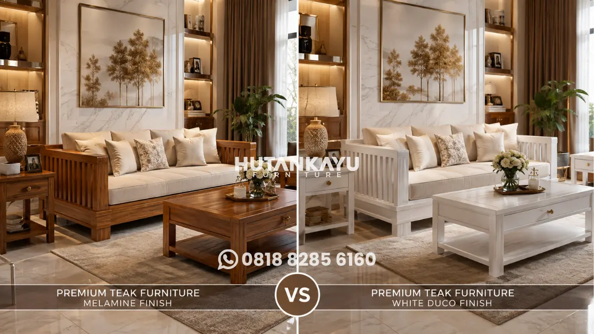 Perbandingan Finishing Melamin dan Duco