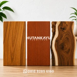 Perbedaan Jenis Kayu jati mahoni dan trembesi
