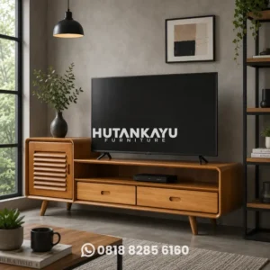 Rak TV Kayu Modern