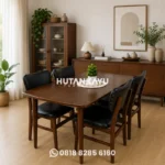 Kursi Makan Kayu