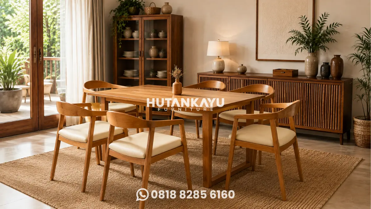 Model Kursi Makan Kayu Jati Nyaman