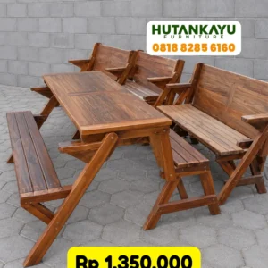 Kursi Meja Magic Kayu Jati